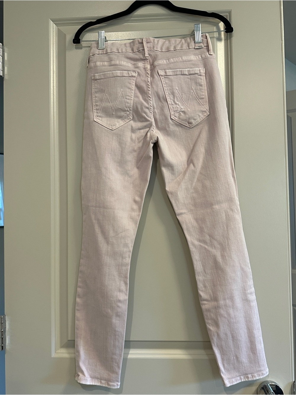 Mother Women's Light Pink Skinny Jeans